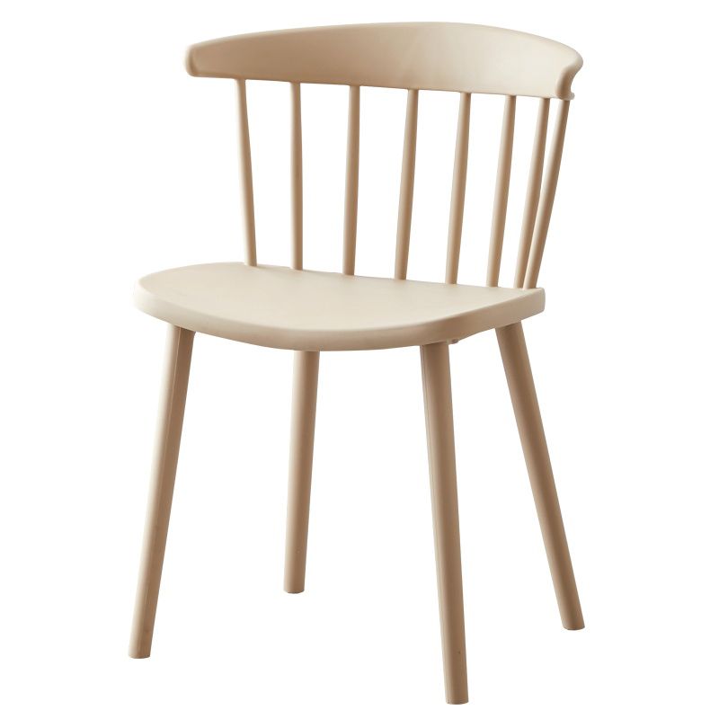 Modern Plastic Winsor Chair 30"H Acrylic Dining Chair for Restaurant Bedroom Clearhalo ' kitchen&dining_furn' 'Dining Chairs' 'Dining Tables & Seating' 'dining_chair' 'Furniture' 'furniture_dining_chair' 'Kitchen & Dining Furniture' 'kitchen' 1200x1200_12714af8-8d36-4baf-a724-be16cbd00c23