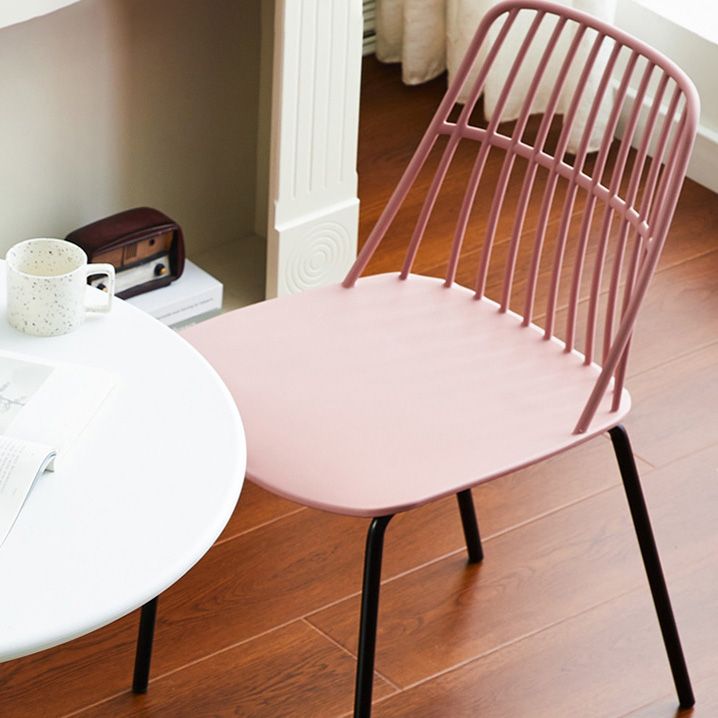 Home Dining Armless Chairs Dining Side Chairs with Metal Legs (Set of 4) Clearhalo ' kitchen&dining_furn' 'Dining Chairs' 'Dining Tables & Seating' 'dining_chair' 'furn' 'furn_dining_chair' 'Furniture' 'furniture_dining_chair' 'Kitchen & Dining Furniture' 'kitchen' 1200x1200_1272d760-b0e2-49fc-8a14-3bfc685b5a8b