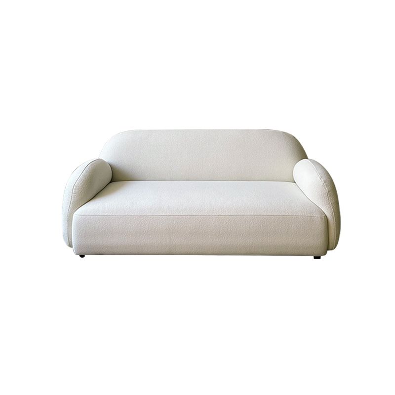 Modern Tight Back Settee Couch Square Arm Standard Sofa Couch