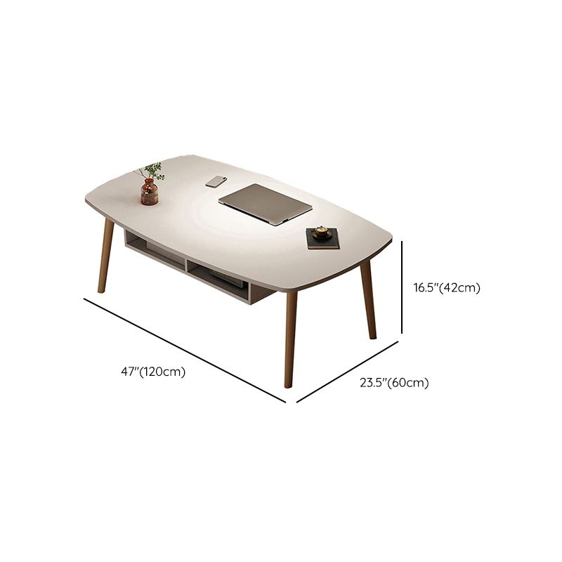 4 Legs Wood Coffee Table Set Bedroom Coffee Table with Storage Clearhalo 'Coffee & Accent Tables' 'Coffee Tables' 'coffee_tables' 'furn' 'furn_coffee_tables' 'Furniture' 'Living Room Furniture' 1200x1200_127398c5-48bd-40ea-9f67-077971d26412