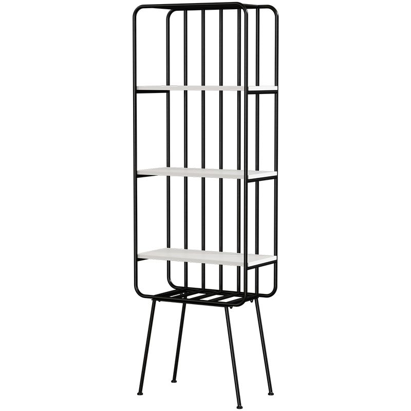 Glam Metal boekenplank geometrische plank boekenkast voor studieruimte 70.9 "H x 11.8" W