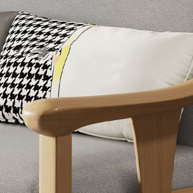 Canapé-lit futon pliable contemporain armes carrées futon et matelas