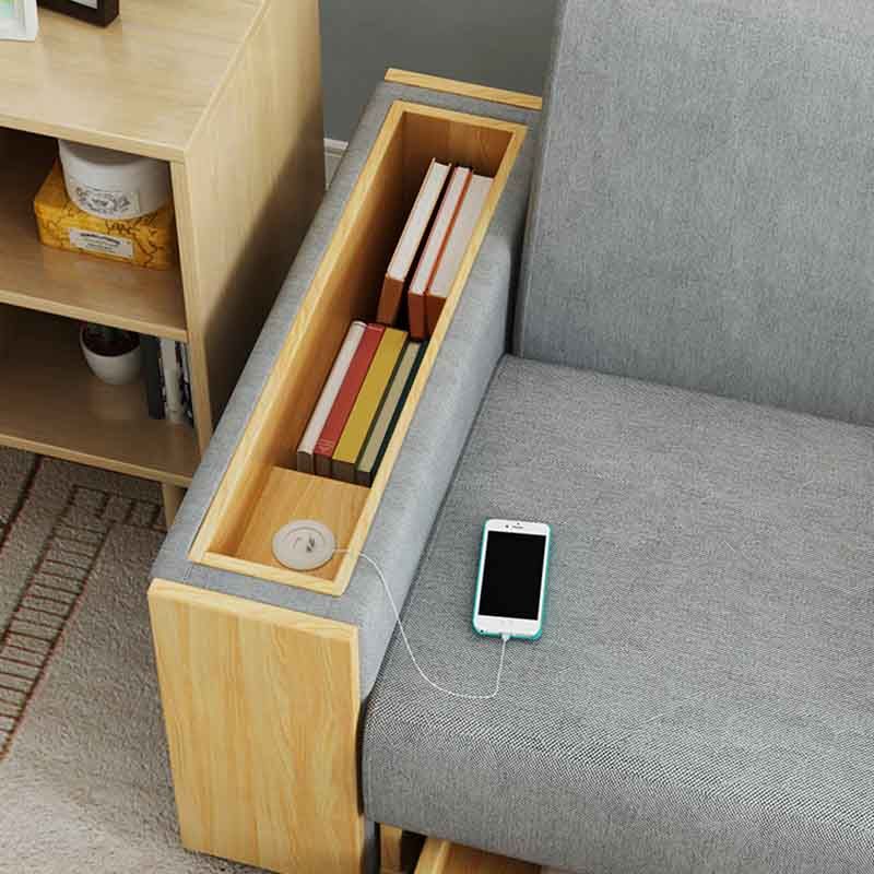 Convertible Split Back Sofa 31"W Square Arm Sofa for Living Room Clearhalo 'furn' 'furn_sofas' 'Furniture' 'furniture_sofas' 'kitchen' 'kitchen_sofas' 'Living Room Furniture' 'Sofa' 'sofas' 1200x1200_127b815c-e8a7-478c-a7fd-6c74ce184049