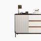 Sideboard da pranzo a 2 porte in stile glam con cassetti per soggiorno