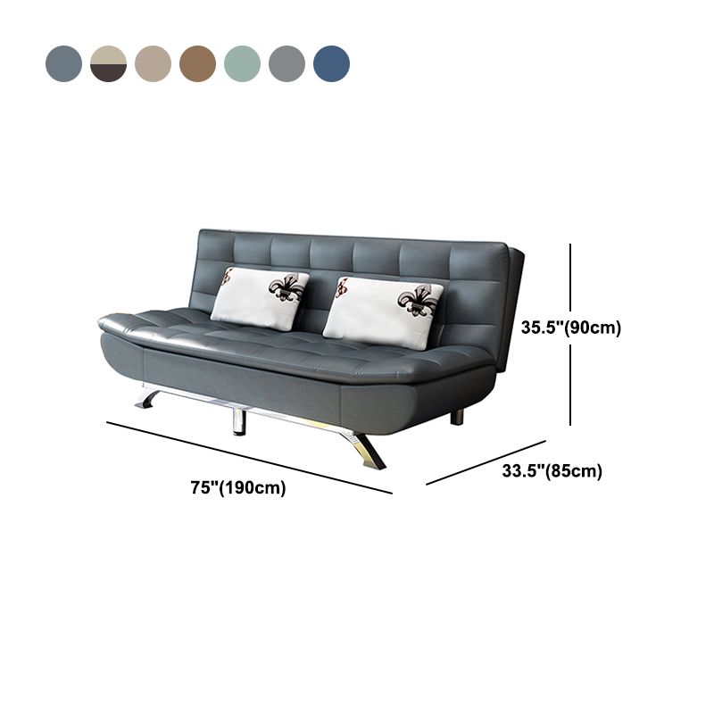 Miscela di cotone e di divano posteriore a bracciale senza braccio contemporaneo