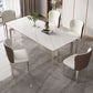 Nordic Sintered Stone Top Dining Set Rectangle 1/4/5/6 Pieces Dining Table with Chairs Clearhalo 'Dining Room Sets' 'Dining Tables & Seating' 'dining_room_set' 'furn' 'furn_dining_room_set' 'Furniture' 'furniture_dining_room_set' 'Kitchen & Dining Furniture' 1200x1200_127fc825-8ff7-4e5e-89e0-570a382d6bbc