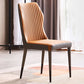 Glam Style Armless Chair Wood Wingback Parsons Chair for Kitchen 16.9"x18.8"x35.8" Clearhalo 'Dining Chairs' 'Dining Tables & Seating' 'dining_chair' 'furn' 'furn_dining_chair' 'Furniture' 'furniture_dining_chair' 'Kitchen & Dining Furniture' 1200x1200_12814fcc-a897-4359-9b8e-4c936a9edf9e
