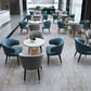 Round 1/2/5 Pieces Dining Set Modern Style Faux Marble Dining Set for Home Use