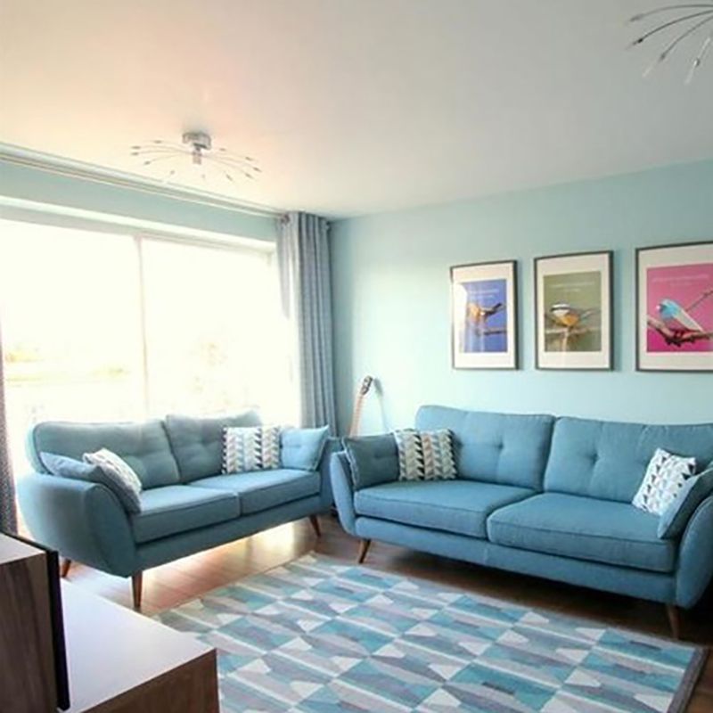 Modern 4 Wood Legs Sofa Tufted Fabric Standard Flared Arm Sofa Clearhalo 'furn' 'furn_sofas' 'Furniture' 'furniture_sofas' 'kitchen' 'kitchen_sofas' 'Living Room Furniture' 'Sofa' 'sofas' 1200x1200_1281c40a-13c3-46b8-b07d-533876d947a2