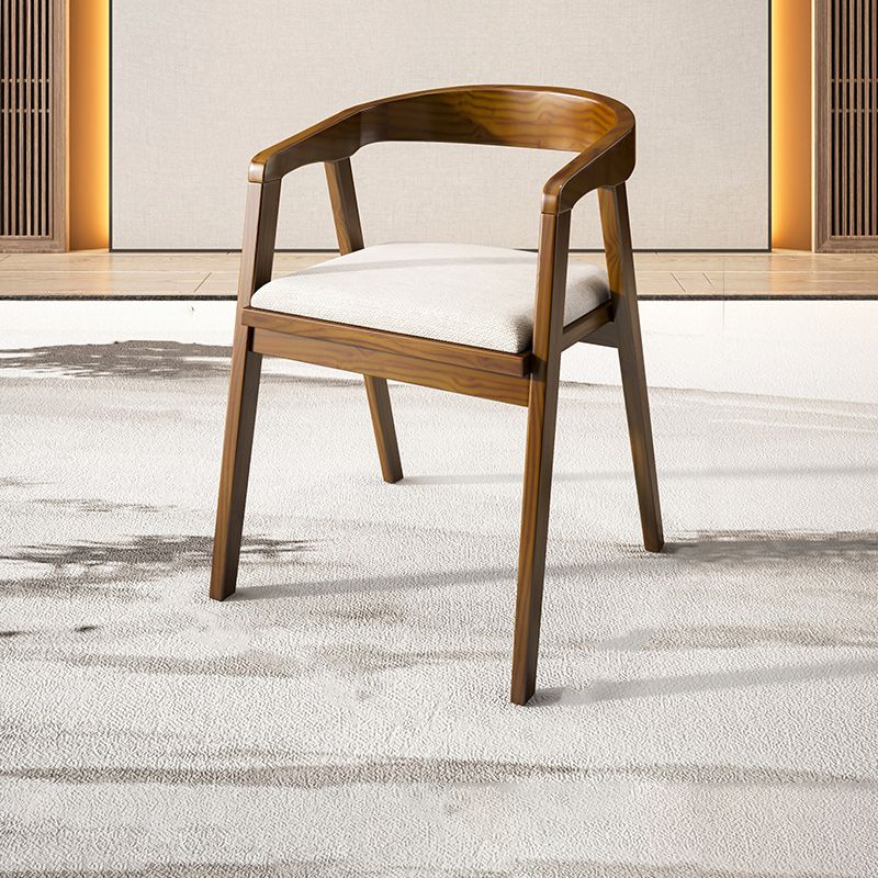 Contemporary Style Chair Wood Dining Accent Chair for Kitchen Clearhalo 'Dining Chairs' 'Dining Tables & Seating' 'dining_chair' 'furn' 'furn_dining_chair' 'Furniture' 'Kitchen & Dining Furniture' 1200x1200_1283dd2a-1b62-4c33-ba04-aa5727ca406d