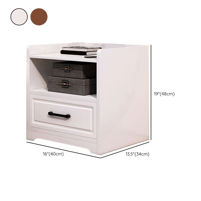Modern Accent Table Nightstand Drawer Storage Night Table for Home Clearhalo 'Bedroom Furniture' 'furn' 'furn_night_stand' 'Furniture' 'night_stand' 'Nightstands' 1200x1200_128b8939-89a3-429a-a796-0ac4e8043267