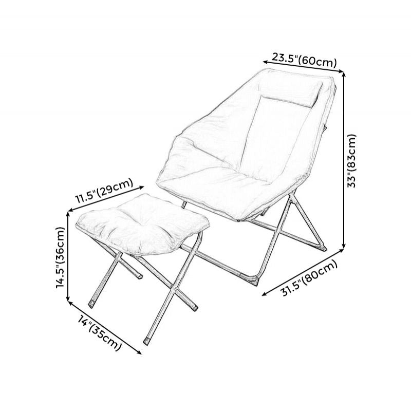 Chaise en velours 21,65 "L x 27,55" W x 32,67 "H CHAISE DE SALLE D'ACCINT