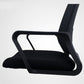 Modern & Contemporary Mid-Back Chair Black Desk Chair Microfiber Office Chair Clearhalo 'furn' 'furn_office_chair' 'Furniture' 'Office Chairs' 'Office Furniture' 'office_chair' 1200x1200_128cfde0-dfcf-40c1-9cb5-97b85a02f16a