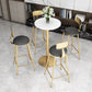 Marble Bar Table Glam Style Gold Base Bistro Table for Indoor Clearhalo 'Bar Furniture' 'Bar Tables' 'bar_tables' 'furn' 'furn_bar_tables' 'Furniture' 'furniture_bar_tables' 'Kitchen & Dining Furniture' 'kitchen&dining_furn' 'kitchen' 1200x1200_128ea8f5-4ce8-41a8-9a1b-f6485288a480