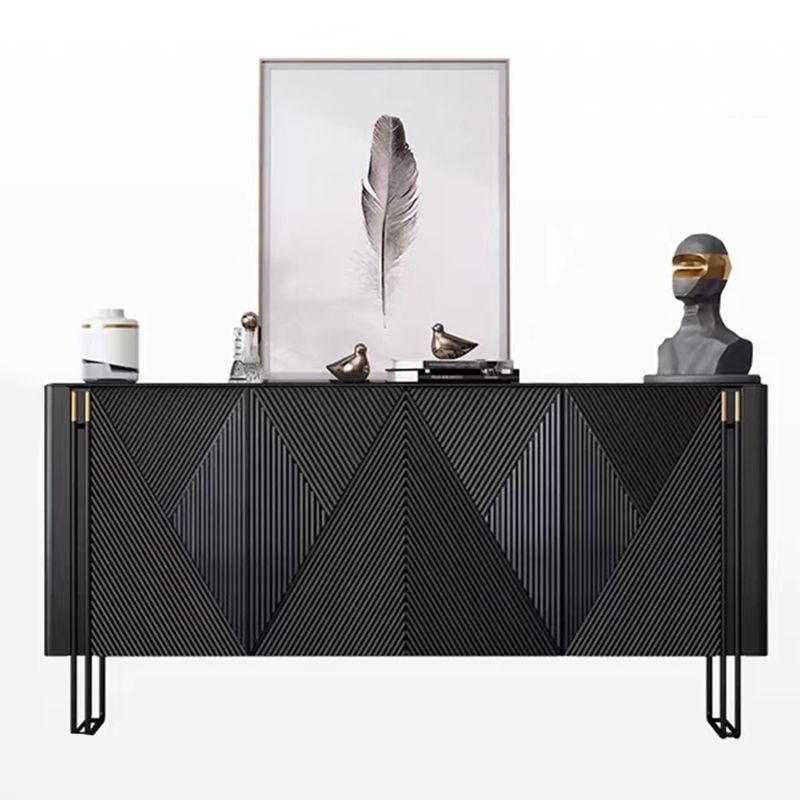 Panneau latéral en bois d'ingénierie en pierre moderne pour le salon