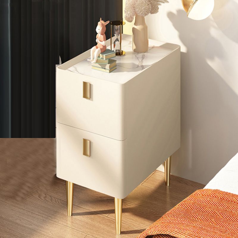 Contemporary Drawer Storage Bedside Cabinet Stone Accent Table Nightstand for Bedroom Clearhalo 'Bedroom Furniture' 'furn' 'furn_night_stand' 'Furniture' 'night_stand' 'Nightstands' 1200x1200_128fce72-4c4f-4e24-adfd-28fd2495ce9d