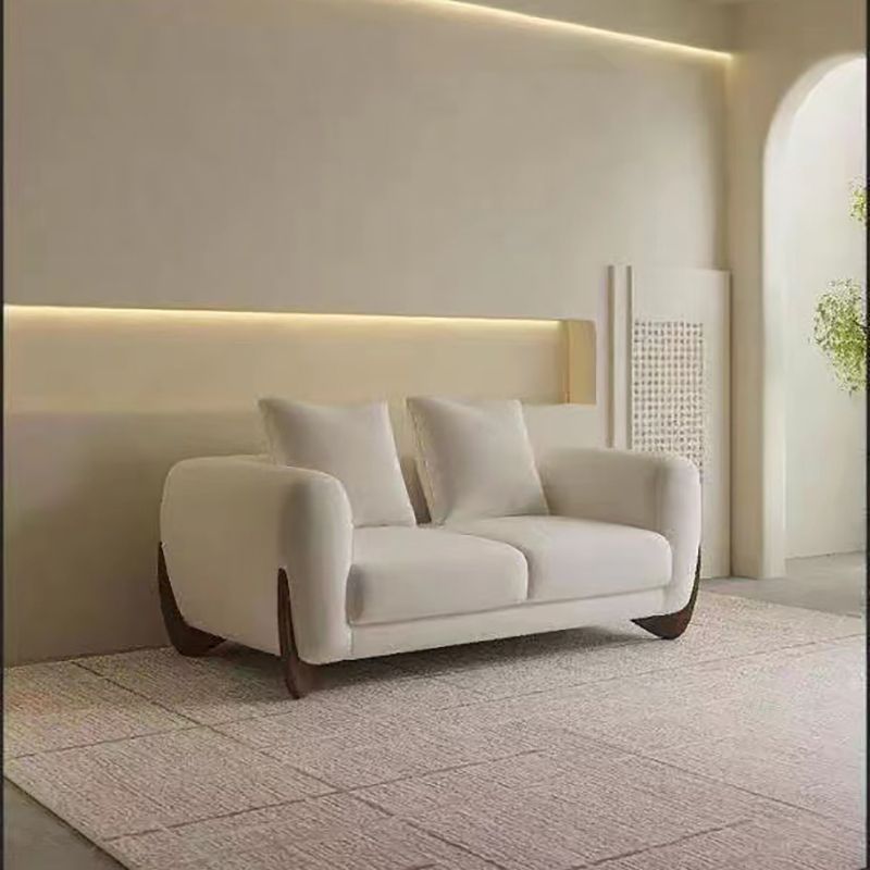 Soggiorno contemporaneo divano marrone divano rotondo a braccio seducenti