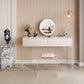 Stone Top Make-up Vanity White Wood Dressing Table with 2 Storage Drawers Clearhalo 'Bedroom Furniture' 'furn' 'furn_makeup_vanities' 'Furniture' 'Makeup Vanities' 'makeup_vanities' 1200x1200_129132dc-975a-4a79-ac60-8dfe9892ceee