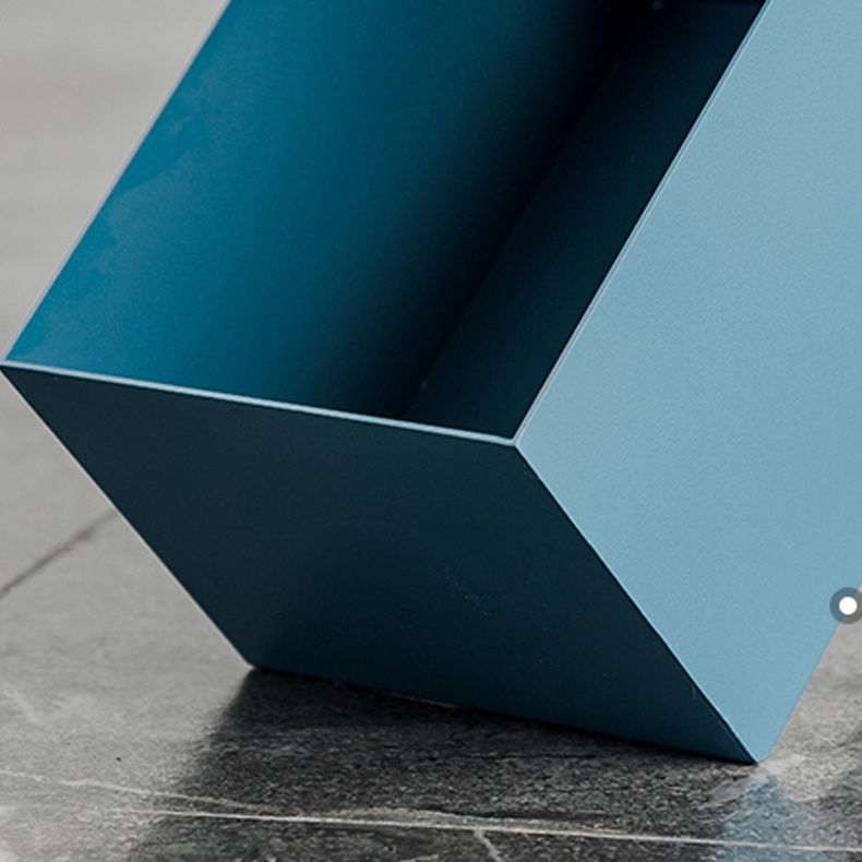 Mid-Century X-base End Table Metal Geometric Side End Snack Table