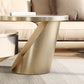 Modern Pedestal Coffee Table Slate Round 2-Piece Coffee Table Set Clearhalo 'Coffee & Accent Tables' 'Coffee Tables' 'coffee_tables' 'furn' 'furn_coffee_tables' 'Furniture' 'Living Room Furniture' 1200x1200_12959518-56bb-4a8f-8877-cb0b57362532
