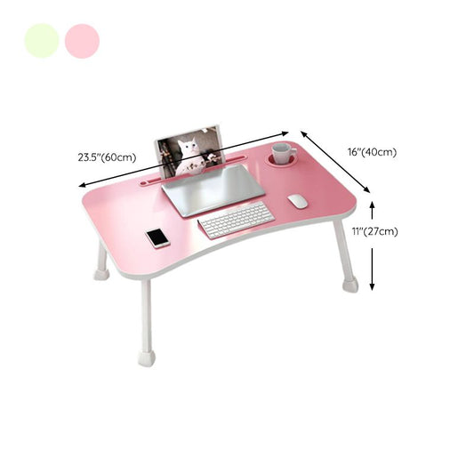 Bureau d'ordinateur portable en bois de fabrication moderne.