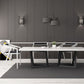 Rectangle Industrial Style Dining Table White Top Fixed Table with Solid Wood Clearhalo ' dining_table' 'Dining Tables & Seating' 'Dining Tables' 'furn' 'furn_dining_table' 'Furniture' 'furniture_dining_table' 'Kitchen & Dining Furniture' 'kitchen&dining_furn' 'kitchen' 'kitchen_dining_table' 1200x1200_12995185-c217-4b88-b1d0-68724e1999b0