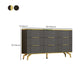 Commode de rangement en pierre de coffre de rangement contemporain de 11,7 pouces de largeur