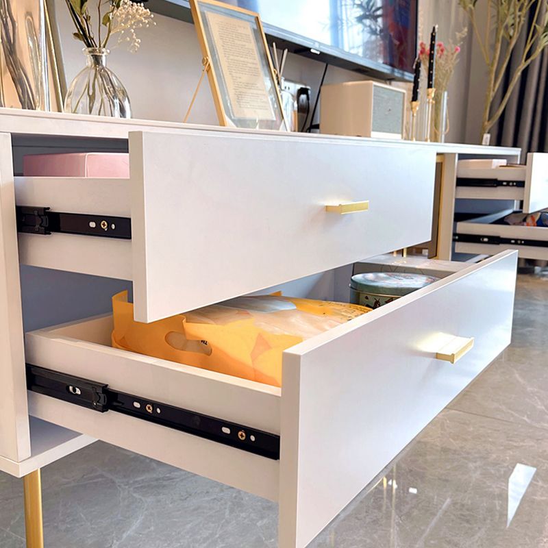 Glam Stone Stone TV stand 4 cassetti TV in stoccaggio chiuso