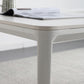 Modern White Kitchen Dining Table Sintered Stone Rectangle Dining Table with 4 Legs Base Clearhalo ' dining_table' 'Dining Tables & Seating' 'Dining Tables' 'Furniture' 'furniture_dining_table' 'Kitchen & Dining Furniture' 'kitchen&dining_furn' 'kitchen' 'kitchen_dining_table' 1200x1200_129e9169-3c10-460c-9170-542b076305c9