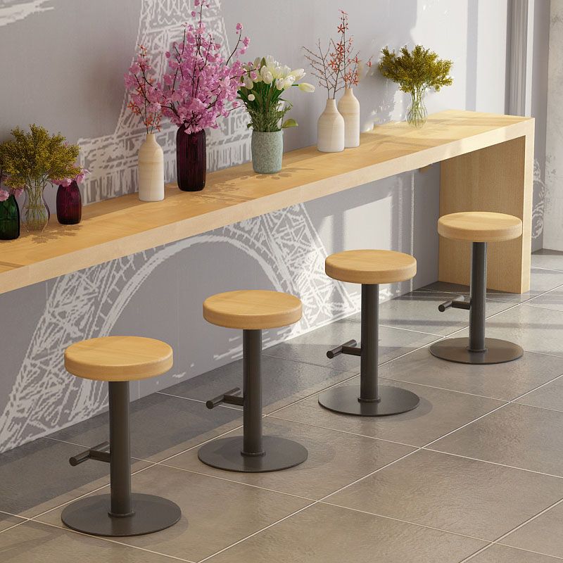 Contemporary Footrest Backless Barstool Matte Finish Home Stool Clearhalo 'Bar Furniture' 'Bar Stools' 'bar_stools' 'furn' 'furn_bar_stools' 'Furniture' 'furniture_bar_stools' 'Kitchen & Dining Furniture' 1200x1200_12a081f5-d39c-4ca5-b8c2-5c9b4d3dcce7