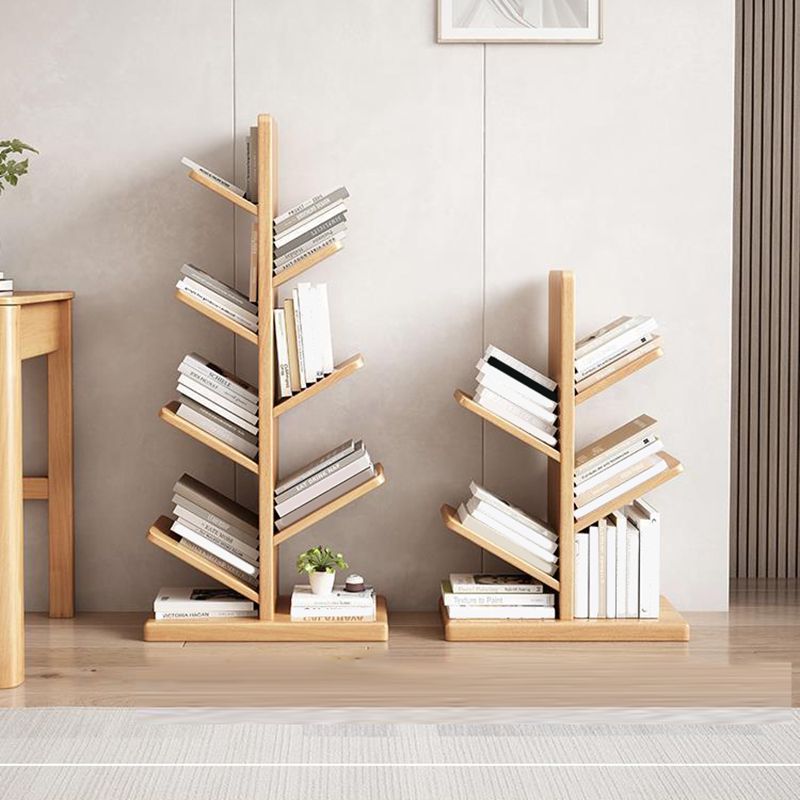 Scandinavian Open Back Vertical Bookshelf Wooden Bookcase with Shelves Clearhalo 'Bookcases' 'furn' 'furn_bookcases' 'Furniture' 'Office Furniture' 1200x1200_12a0fd4b-e6b8-4d1d-9dfa-e5cda79b382e