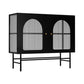 13.78"W Sideboard Contemporary Style Dining Server with 2 Doors for Kitchen Dining Room Clearhalo 'buffet_sideboard' 'Buffets & Sideboards' 'furn' 'furn_buffet_sideboard' 'Furniture' 'Kitchen & Dining Furniture' 1200x1200_12a154e3-12c2-4bb6-8c62-56160ef7c81d