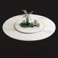 Sintered Stone Top Rotatable Round Table Modern Dining Table with Pedestal Base Clearhalo 'Dining Tables & Seating' 'Dining Tables' 'dining_table' 'furn' 'furn_dining_table' 'Furniture' 'furniture_dining_table' 'Kitchen & Dining Furniture' 'kitchen' 'kitchen_dining_table' 1200x1200_12a17be9-c1ff-40d9-9a9c-dd66250e52cc