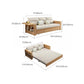 32" Wide Scandinavian Sofa Bed Pillow Included Wood Sleeper Sofa