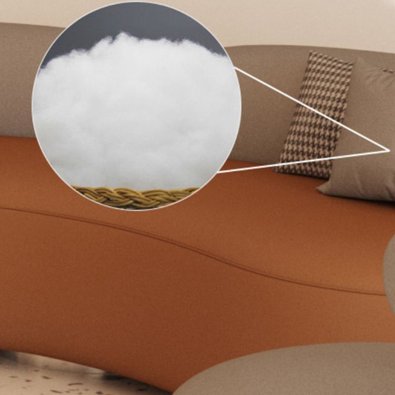 Stain Resistant Curved Loveseat Faux Leather No Distressing Tight Seat Sofa Clearhalo 'furn' 'furn_sofas' 'Furniture' 'Living Room Furniture' 'Sofa' 'sofas' 1200x1200_12a4fbe6-a1b7-46f8-9c27-657996297f0c