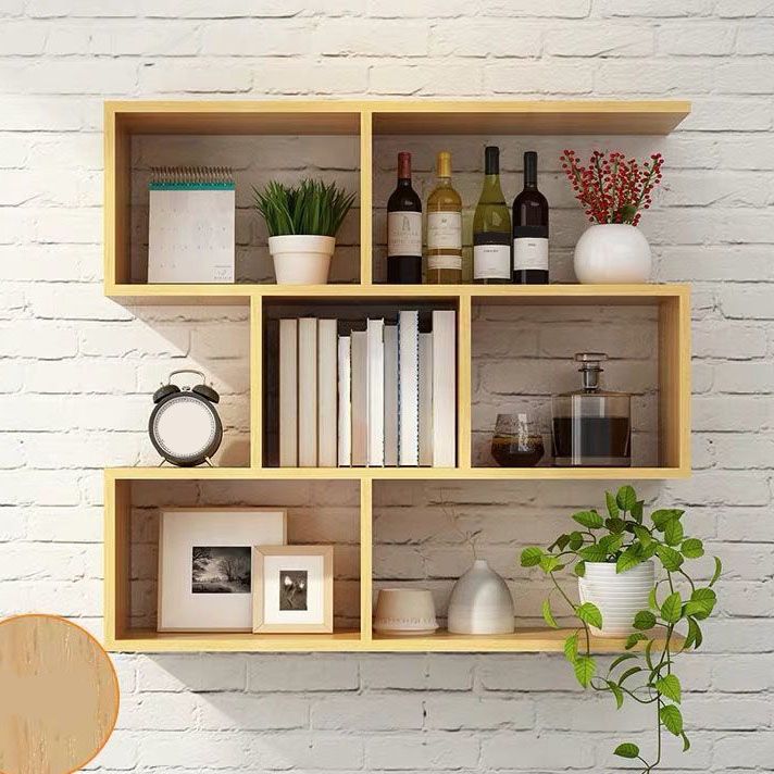 Modern and Contemporary Shelf Bookcase Wall Mounted Wooden Book Shelf for Office Clearhalo 'Bookcases' 'furn' 'furn_bookcases' 'Furniture' 'Office Furniture' 1200x1200_12a56c23-1606-474f-9221-3a3f99cfe534