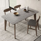 Modern 1/4/5/6 Pieces Rectangle Dining Set Sintered Stone Top Solid Wood Table Set Clearhalo 'Dining Room Sets' 'Dining Tables & Seating' 'dining_room_set' 'furn' 'furn_dining_room_set' 'Furniture' 'Kitchen & Dining Furniture' 1200x1200_12a59ee6-43d9-4b5f-af17-a75d1dfd8bac