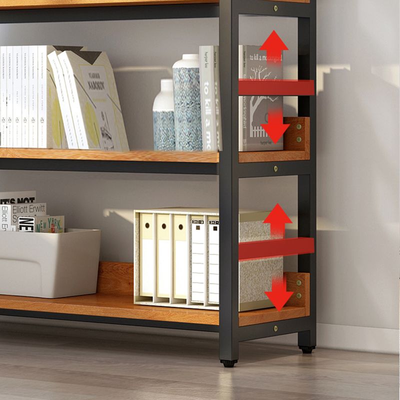Moderner Stil Open Back Bookshelf Engineered Hole Books für Büro