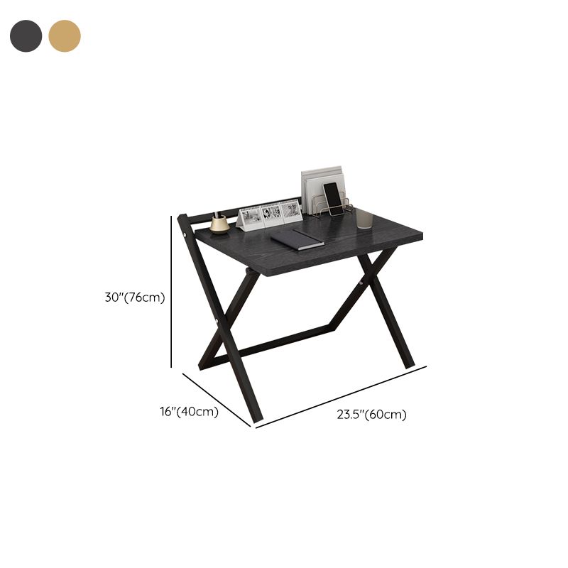 Rectangular Folding Home Writing Desk Trestle Steel Base Office Desk Clearhalo 'furn' 'furn_office_desk' 'Furniture' 'Office Desks' 'Office Furniture' 'office_desk' 1200x1200_12a78c06-1e34-4856-a3bc-9ab244b7d204