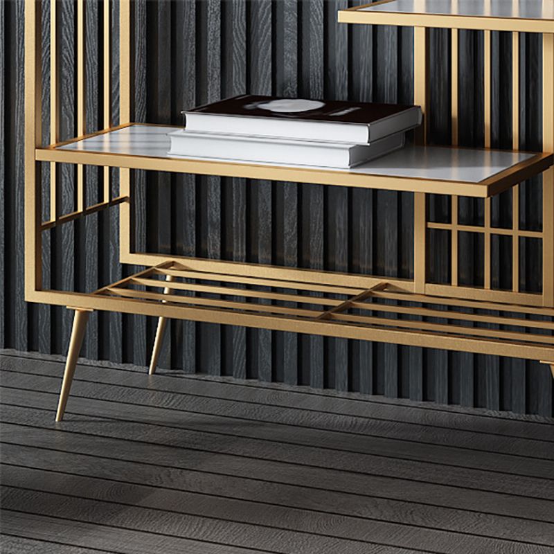 70.87"H Bookshelf Open Back Glam Style Bookcase for Home Office Study Room Clearhalo 'Bookcases' 'furn' 'furn_bookcases' 'Furniture' 'furniture_bookcases' 'kitchen' 'kitchen_bookcases' 'Living Room Furniture' 'Office Furniture' 1200x1200_12ac6060-fa55-48e7-8f10-8f736fdce36d