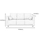 Square Arm Modern Sofa with Tight Seat and Loose Back for Living Room Clearhalo 'furn' 'furn_sofas' 'Furniture' 'furniture_sofas' 'kitchen' 'kitchen_sofas' 'Living Room Furniture' 'Sofa' 'sofas' 1200x1200_12b1725c-f33a-4a51-a049-7104f2f5f61a