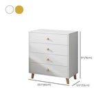 Contemporary Bedroom Chest Wooden Storage Chest with Drawers