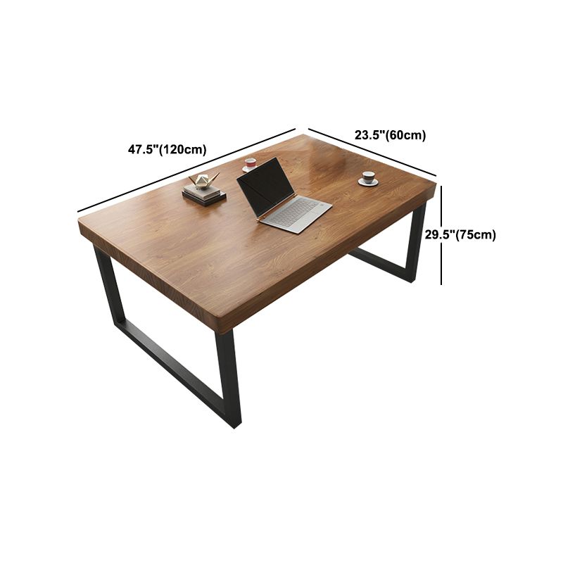 Pine Wood Meeting Table Industrial Rectangle Office Working Table Clearhalo 'furn' 'furn_office_desk' 'Furniture' 'Office Desks' 'Office Furniture' 'office_desk' 1200x1200_12b71d2f-037a-437a-bd50-83fb7329b5a4