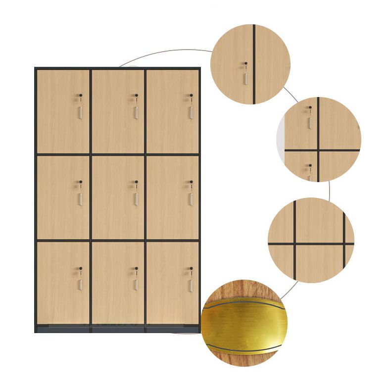 Modern vervaardigd houten opbergkast licht houten afwerking kast