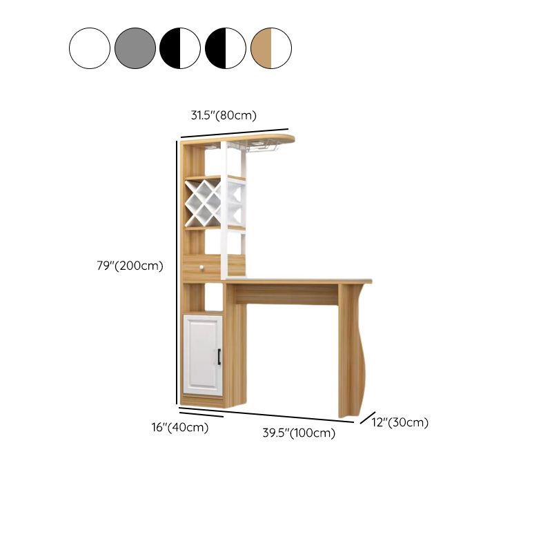 Moderne en eigentijdse speciale houten barhoogtetafel voor de woonkamer