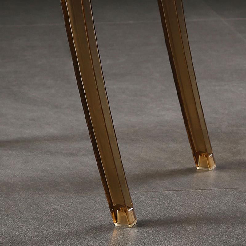 Chaise de salle à manger ouverte moderne en acrylique pour salle à manger pour salle à manger