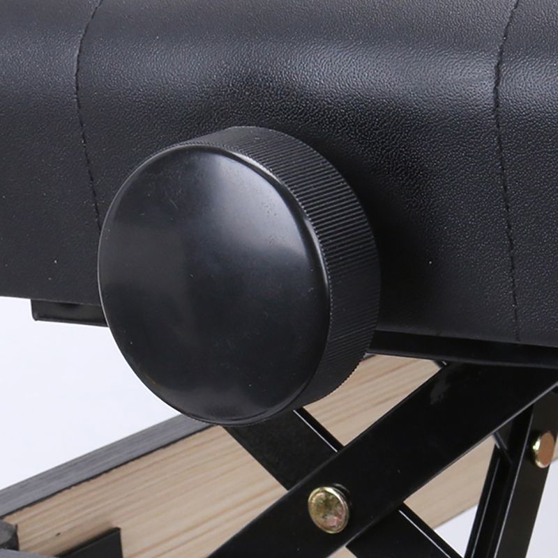 Tufted Piano Bench, Adjustable Upholstery Bench with Wood Legs Clearhalo 'Benches' 'Chairs & Seating' 'furn' 'furn_benches' 'Furniture' 'Living Room Furniture' 1200x1200_12c47939-826f-4675-9941-a9c1ef24f4eb