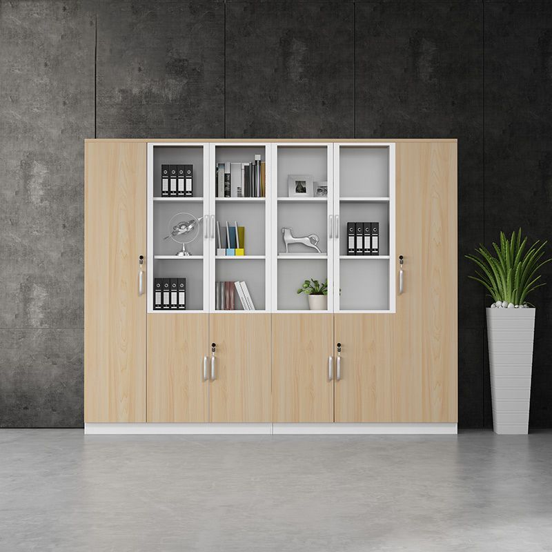 Archivo contemporáneo de archivos de madera de ingeniería vertical