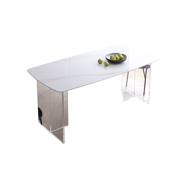 Modern Kitchen Stone Furniture Set 1/4/5 Pcs Dining Table Set with 4 Chairs Clearhalo 'Dining Room Sets' 'Dining Tables & Seating' 'dining_room_set' 'furn' 'furn_dining_room_set' 'Furniture' 'Kitchen & Dining Furniture' 1200x1200_12ca16dd-3336-4667-845f-78ded3759f94