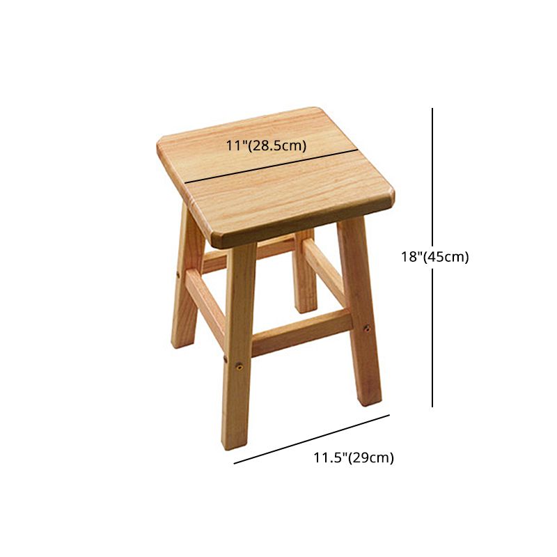 Oak Wood Modern Bar Stool Backless Footrest Indoor Counter-height Stool Clearhalo 'Bar Furniture' 'Bar Stools' 'bar_stools' 'furn' 'furn_bar_stools' 'furniture_bar_stools' 'Kitchen & Dining Furniture' 'kitchen&dining_furn' 'kitchen' 'kitchen_furn' Furniture' 1200x1200_12ced6e1-d75e-49c8-9533-dde39ffe419f